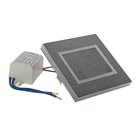 Eko-Light Oprawa schodowa EVRA Barwa Ciepła 3000K EKS4352 BIAŁY / SREBRNY