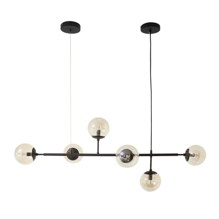 Lampa wisząca HELIOS 6 BK Azzardo AZ4698 czarny