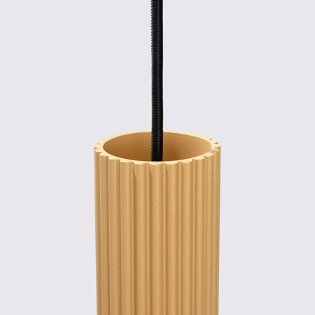 Sollux Lighting Lampa wisząca KARBON 1 złoty SL.1554