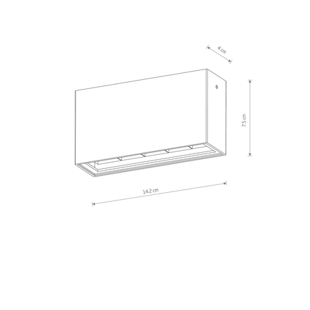Lampa zewnętrzna Nowodvorski PIX LED 11367 Czarny
