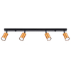 Sollux Lighting Plafon WINX 4L czarny/miedź SL.1379