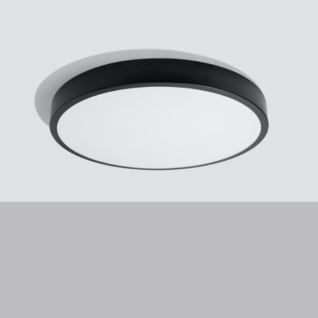 Sollux Lighting Plafon ONYX 60 czarny LED 3000K SL.1248