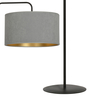 Lampa podłogowa HILDE LP1 BL GRAY Emibig 1050/LP1 czarny/chrom