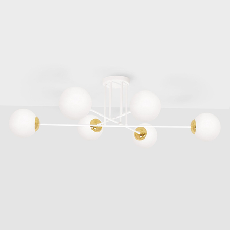 Lampa sufitowa ELMO Kaja K-5314 biały/złoty