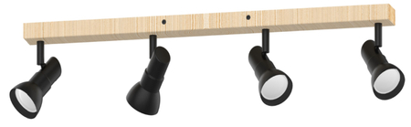 Lampa sufitowa TRIEST Zuma Line JP01A-SP-04AS-BWD.373 czarny