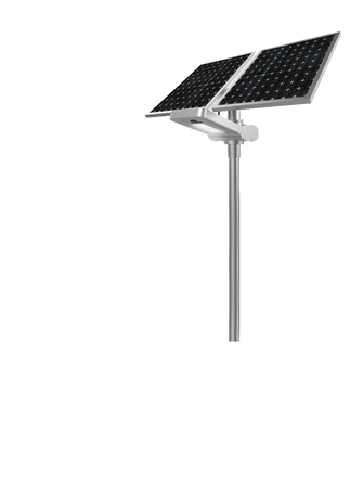Zestaw solarny Greenie LED 60W - lampa LED, panel i bateria CW