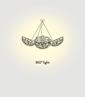 Lampa wisząca Slamp VELSOVSPRS04T00000EU Veli 7 Prisma