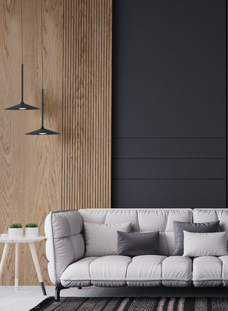 Lampa wisząca Maxlight HANA P0456 czarny/chrom