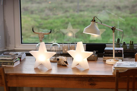 Gwiazda LED Lampa wewnętrzna 3000K Biała ciepła 30cm 32508L biały