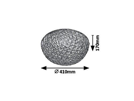 Lampa sufitowa Rabalux Jillian 6967 popielaty