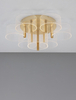Lampa sufitowa Luces Exclusivas TUNAS złoty LE42743