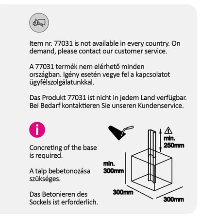 Lampa zewnętrzna Rabalux Kalisz 77031 antracyt