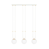 Lampa wisząca GLAM 3 WHITE/OPAL Emibig 1115/3 biały