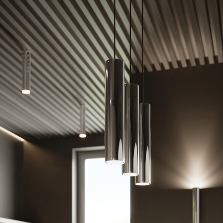 Sollux Lighting Lampa Wisząca LAGOS 1 chrom SL.1204