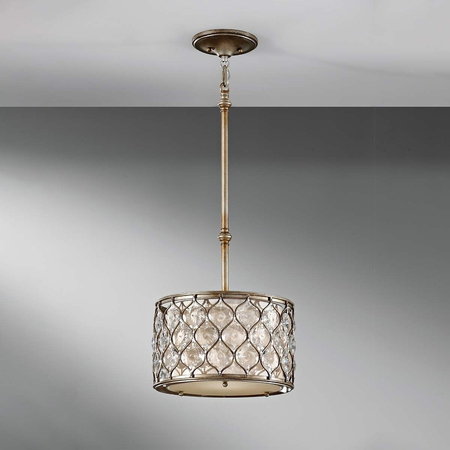 Lampa wisząca Elstead Lighting Lucia srebrny FE-LUCIA-P-C