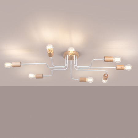 Sollux Lighting Żyrandol TIMBO 8 biały SL.1667