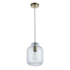 Lampa wisząca Endon Lighting Lyra 106923 mosiądz