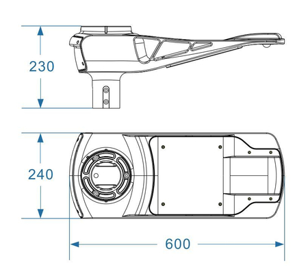Lampa uliczna solarna LED Greenie 20W Bluetooth, PIR, wskaźnik RGB