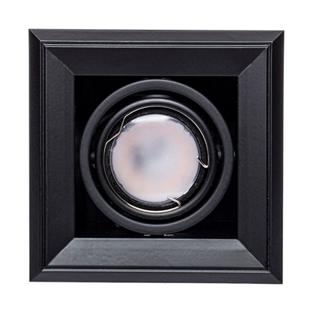 Milagro Lampa Podtynkowa Blocco 1x7W GU10 Led Czarny ML472 CZARNY