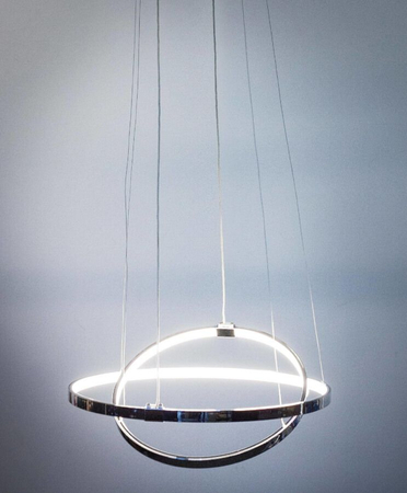 Lampa podwieszana LED Greenie Space SILVER 34W WW