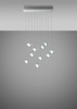 Lampa wisząca Fabbian F32A2800 Multispot Beluga-Rosone 600x150 10L.