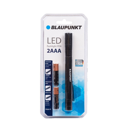 Blaupunkt Latarka LED Pen 2xAAA IPX4 barwa zimna