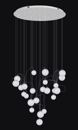 Lampa wisząca Maxlight P0386 chrom