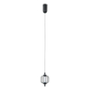 Lampa wisząca Italux Pedro PND-34405-1-BK Czarny mat, chrom