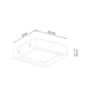 Sollux Lighting Plafon RIZA beton SL.0995