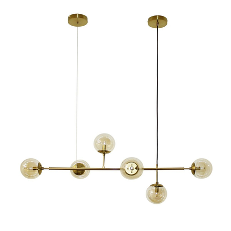 Lampa wisząca HELIOS 6 GO Azzardo AZ4699 złoty