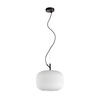 Lampa wisząca Italux Rues PND-64536A-M-BL-OPA Czarny mat