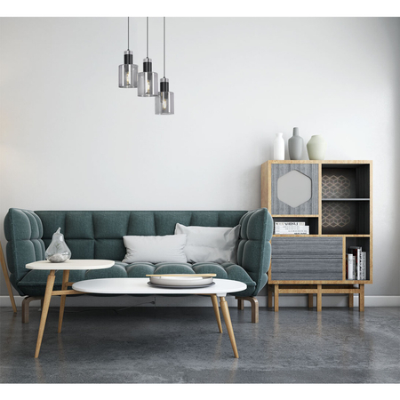 Lampa wisząca Kaja BRUS K-5252 czarny, grafitowy