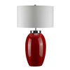 Lampa stołowa Elstead Lighting Victor czerwony VICTOR-LRG-TL-RD