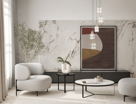 Lampa wisząca Italux Alma PND-40668-5-HBR Złoty