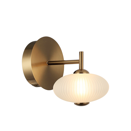 Kinkiet Italux Nico WL-8545-1-BK-GD Czarny, złoty