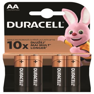 Bateria alkaliczna Duracell MN1500 Basic Duralock AA / LR6 C&B x 4
